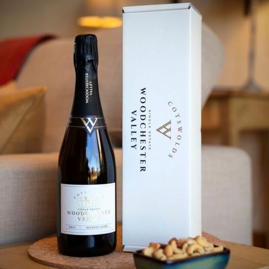 Gift Box including a bottle of Reserve Cuvee Sparkling Wine